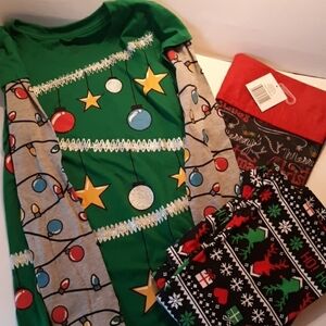 Christmas shirt leggings stocking